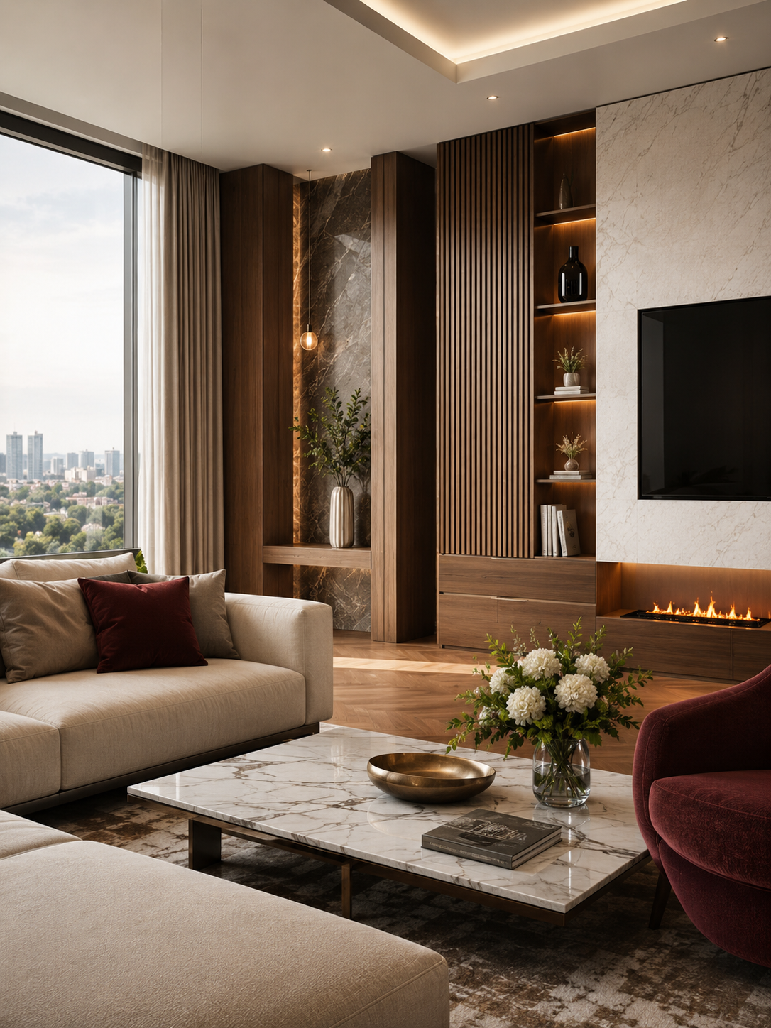تصميم داخلي فاخر